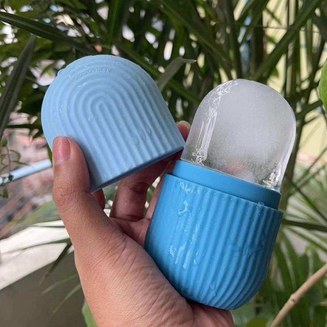 Silicone Capsule Ice Massager, Face Beauty Lifting Tool, Contouring Acne Eye Skin Educe Massager Roller, Silicone Freezing Beauty Swelling Face Massager Moisturizing Washable Oven Icing Mould Silicone Capsule Ice Massager, Face Beauty Lifting Tool, Contouring Acne Eye Skin Educe Massager Roller, Silicone Freezing Beauty Swelling Face Massager Moisturizing Washable Oven Icing Mould